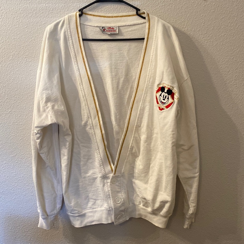 Vintage Disney Fashion Mickey Mouse cardigan size L/XL